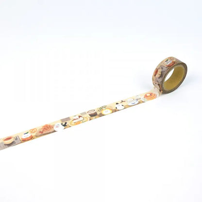 Long-tailed Tit, Mattari Animals, Washi Masking Tape 15mm x 5m