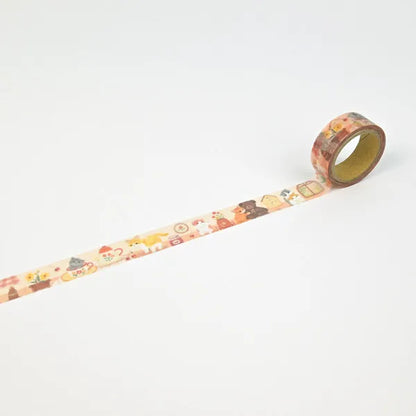 Kitten, Mattari Animals, Washi Masking Tape 15mm x 5m