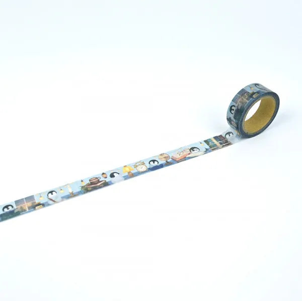 Penguin, Mattari Animals, Washi Masking Tape 15mm x 5m