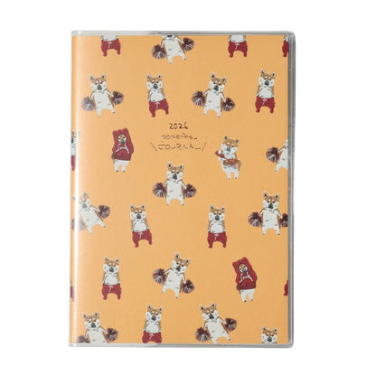 MARK'S 2026 pokefasu planner, Shiba Yellow, B6, Starting October 2025