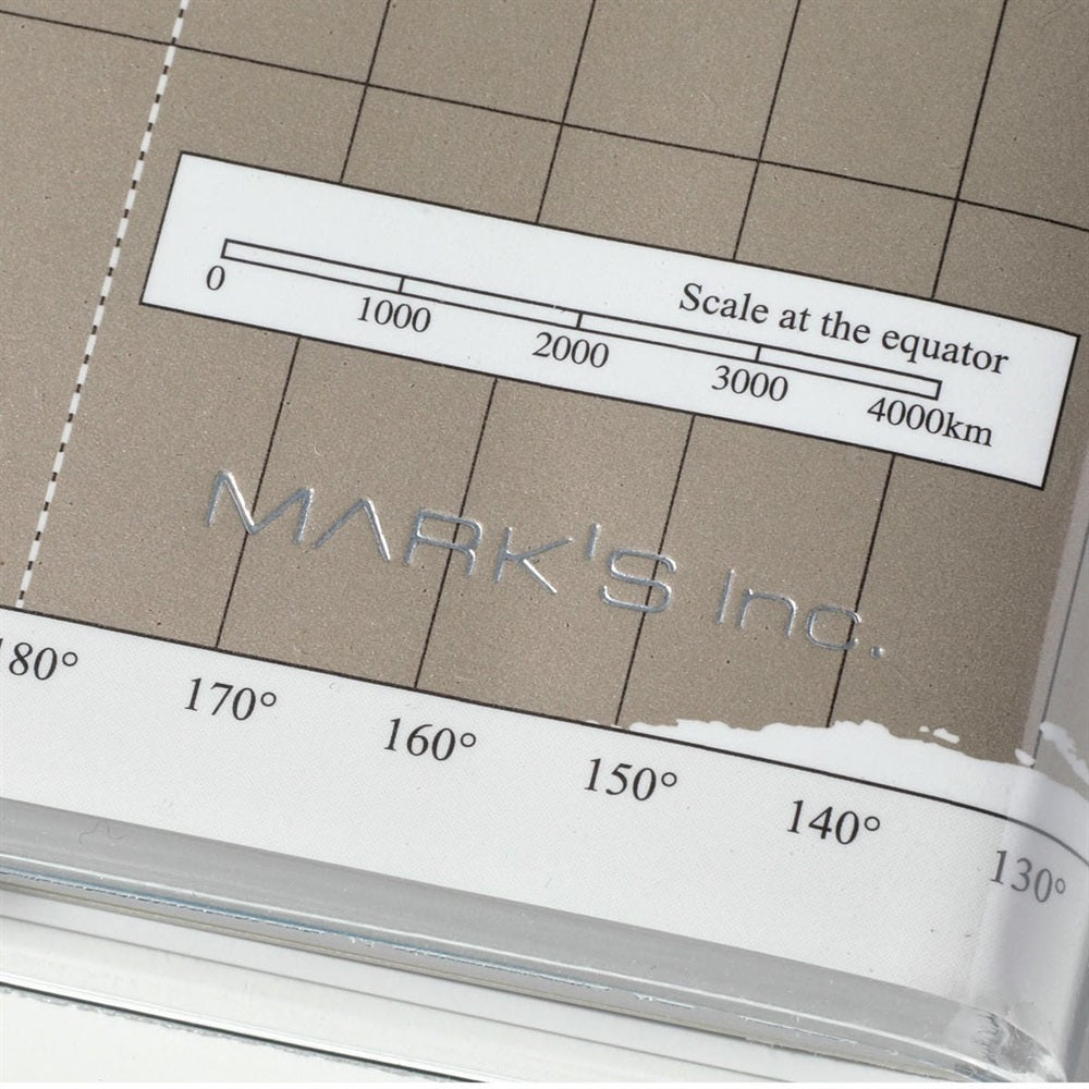 MARK'S 2026 手帳｜世界地圖米白色｜週直間｜B6變型｜ 2025年10月始