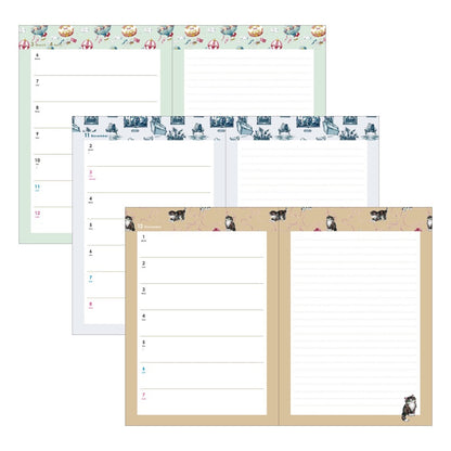 Paul & Joe 2026 手帳｜貓與毛線｜左邊週間｜B6