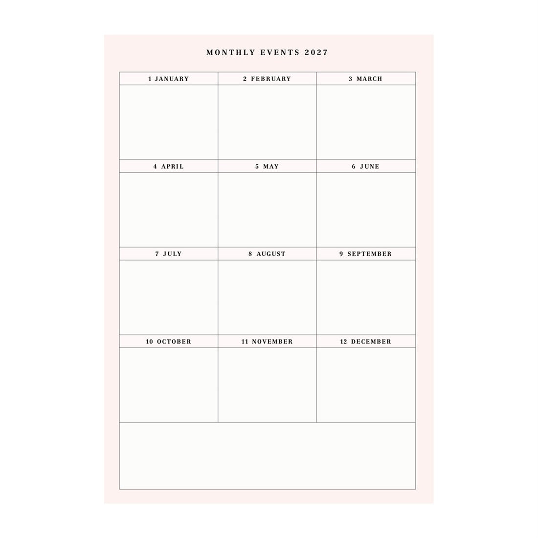 MARK'S 2027 pokefasu planner, Shiba Black, B6, Starting October 2026