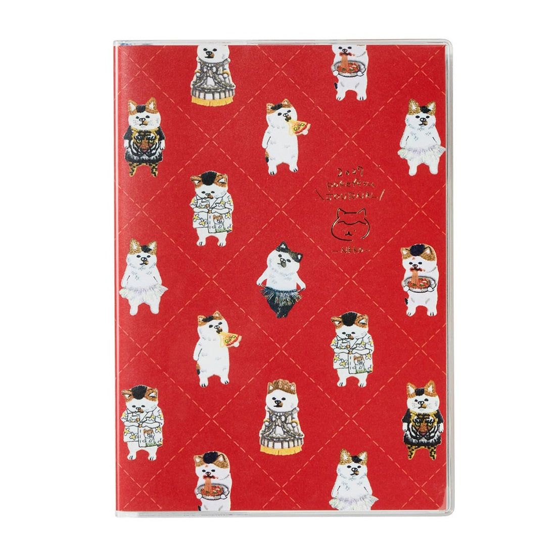 MARK'S 2027 pokefasu planner, Cat Red, B6, Starting October 2026