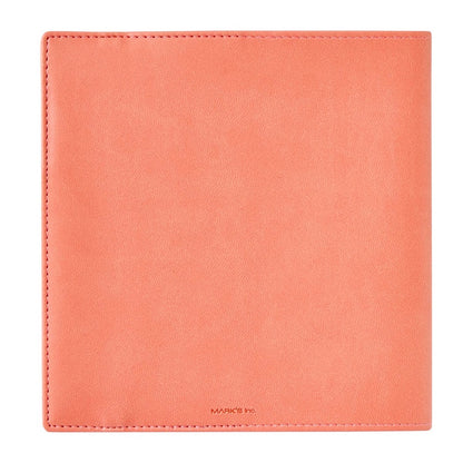 Salmon Pink, funlog planner 2027 PU Sewing Cover, Weekly Block, Square 148