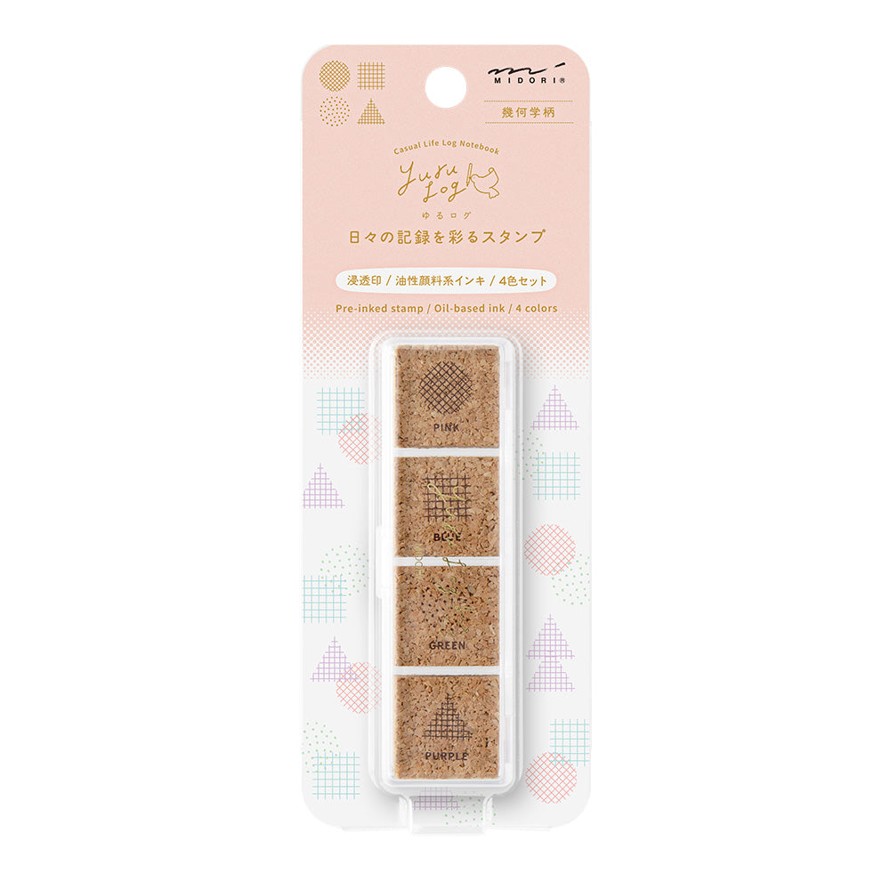 Geometry, Yuru Log Pre-inked Stamp