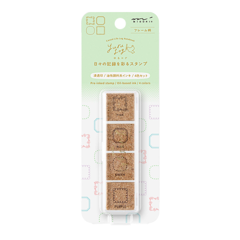 Frame, Yuru Log Pre-inked Stamp