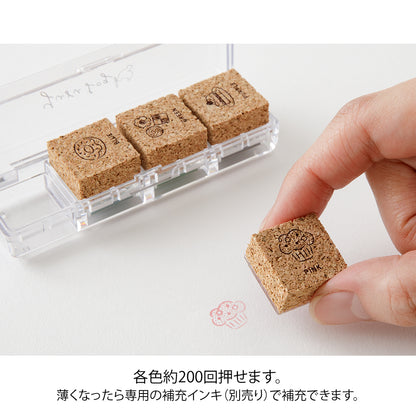 Sweet, Yuru Log Pre-inked Stamp
