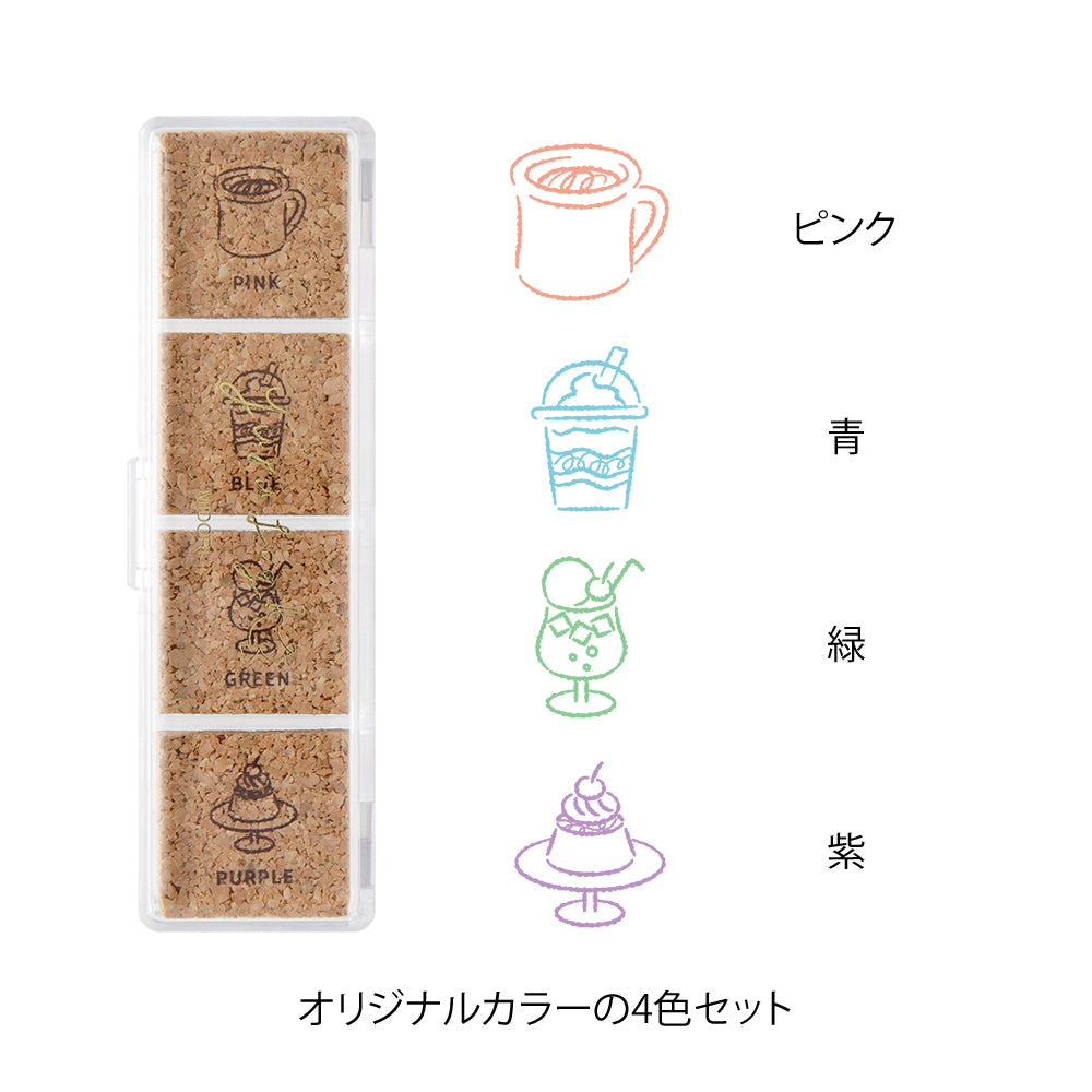 Cafe, Yuru Log Pre-inked Stamp