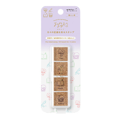Daily Life, Yuru Log Pre-inked Stamp