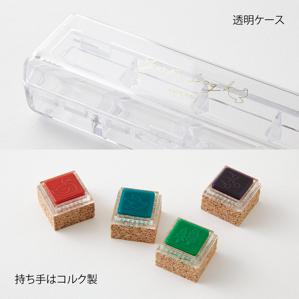 Forest Scenery, Yuru Log Pre-inked Stamp