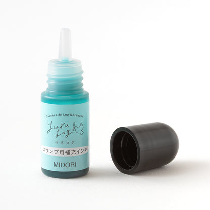 Blue Refill Ink for Yuru Log Pre-inked Stamp