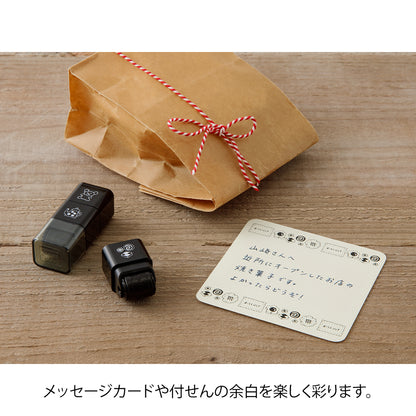 日常小物｜手繪浸透滾輪印章