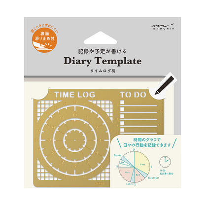 Diary Template Time Log