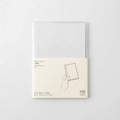 MD Notebook Cover, A6 Clear