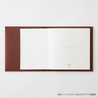MD Notebook Hard Cover, A5 Square Paper
