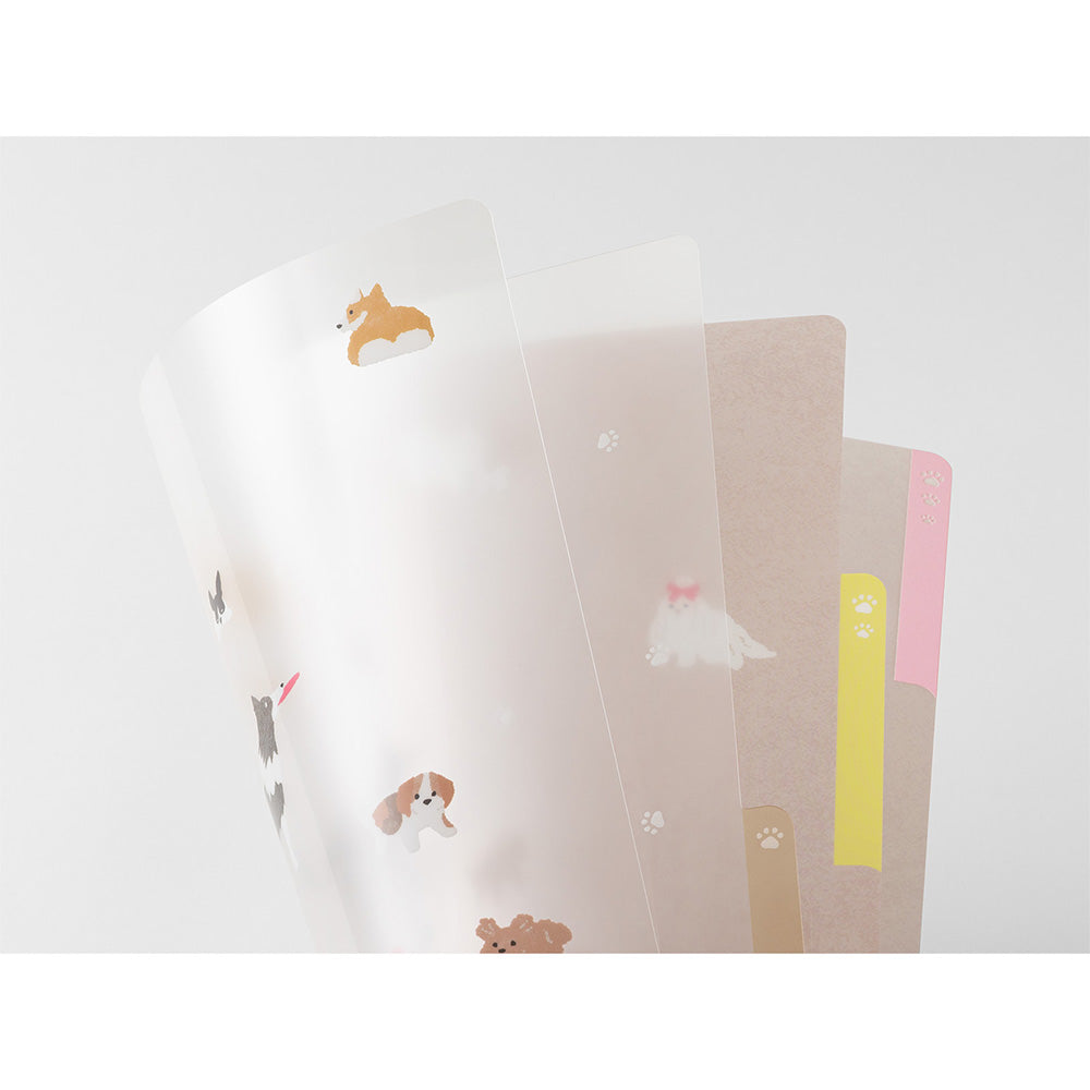 Dog A, A4, 3 Pockets Clear Folder