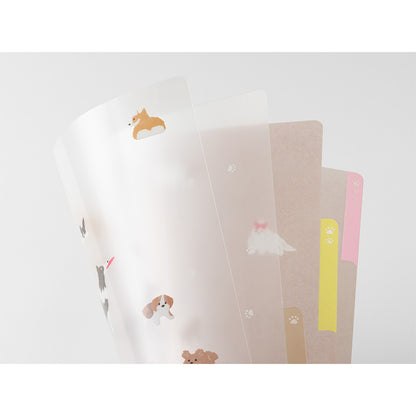 Dog A, A4, 3 Pockets Clear Folder