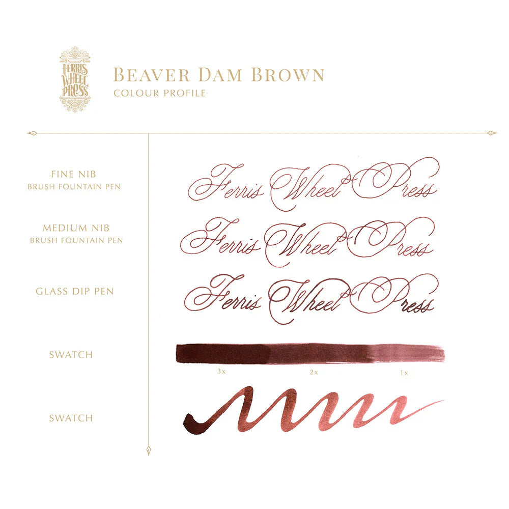 Beaver Dam Brown, 38ml Ink