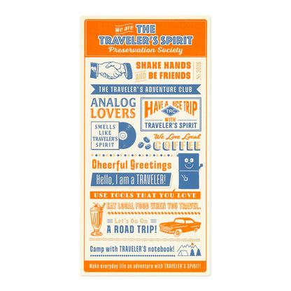 TRAVELER'S notebook, Plastic Sheet 2026, Regular Size