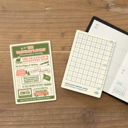 TRAVELER'S notebook, Plastic Sheet 2026, Passport Size