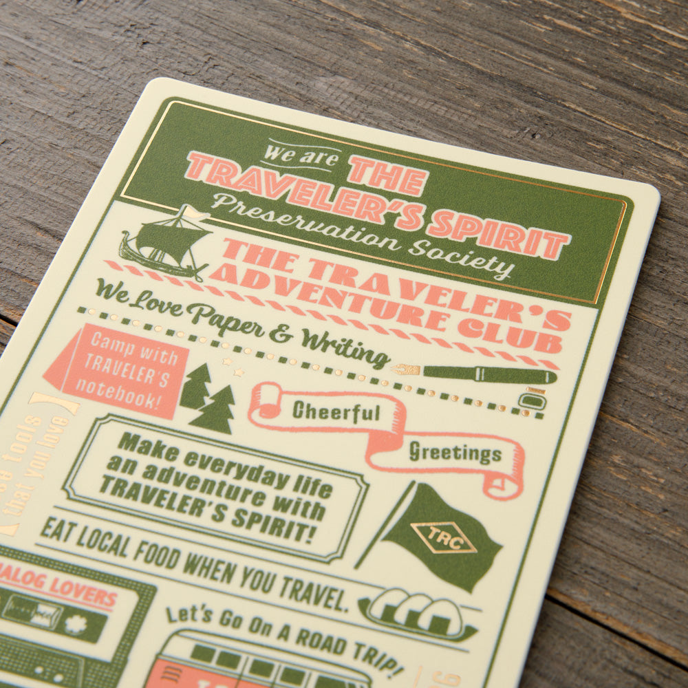 TRAVELER'S notebook, Plastic Sheet 2026, Passport Size