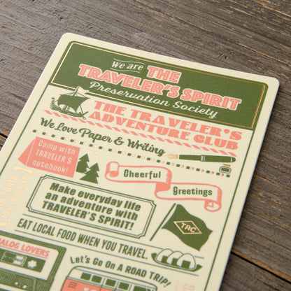 TRAVELER'S notebook, Plastic Sheet 2026, Passport Size