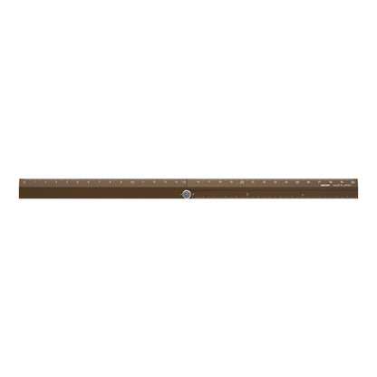 Brown Aluminium Multi Ruler 30cm