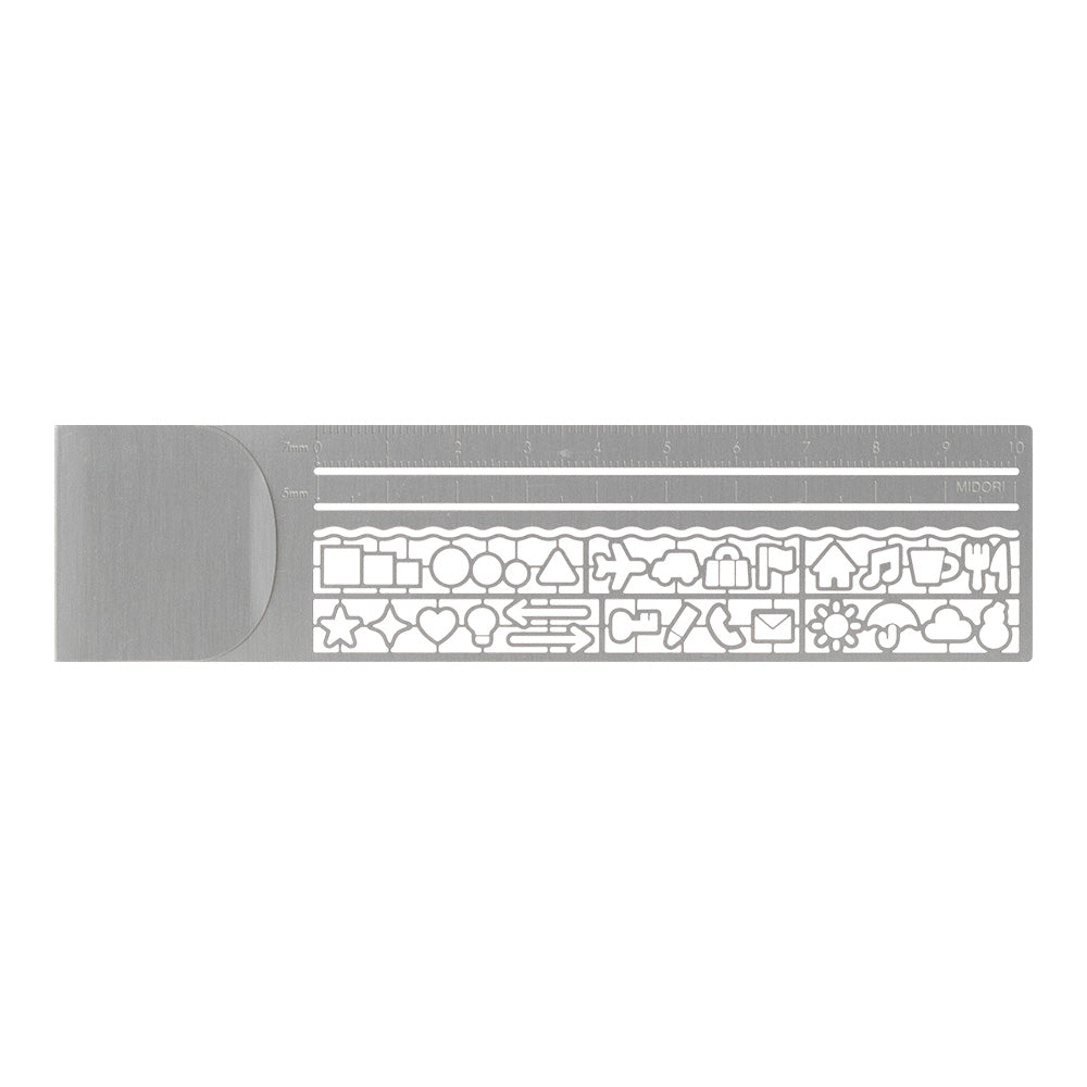 Clip Ruler Silver A