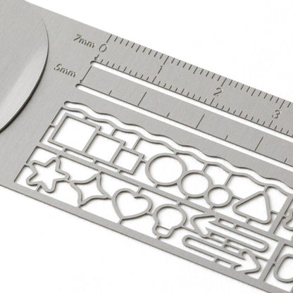 Clip Ruler Silver A