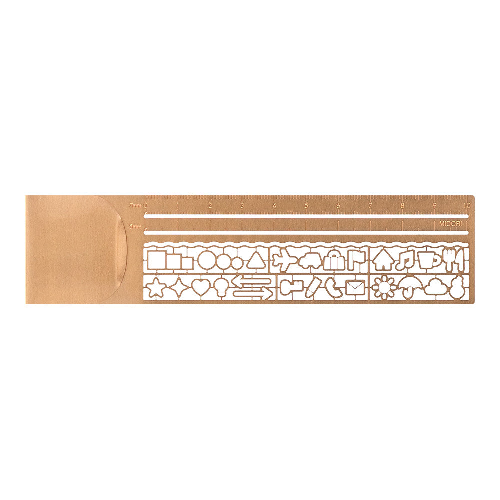 Clip Ruler Copper A