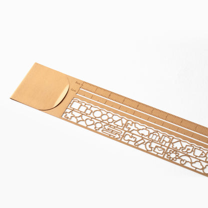 Clip Ruler Copper A