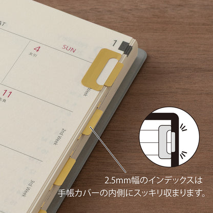 Chiratto Brass Index Clip <M>