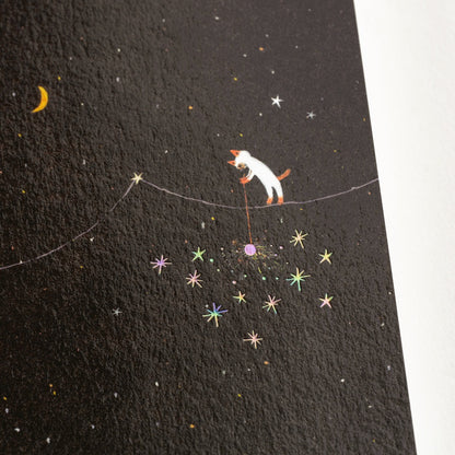Hiroko Kubota: Another Night of Falling Star Sparklers, Hobonichi Graph Notebook A5