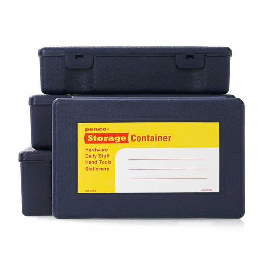Navy Blue, penco Storage Container, Set of 4 Sizes