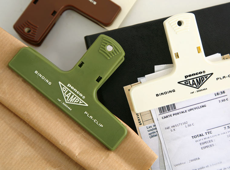 Brown, Penco Clampy Binding Pla-Clip