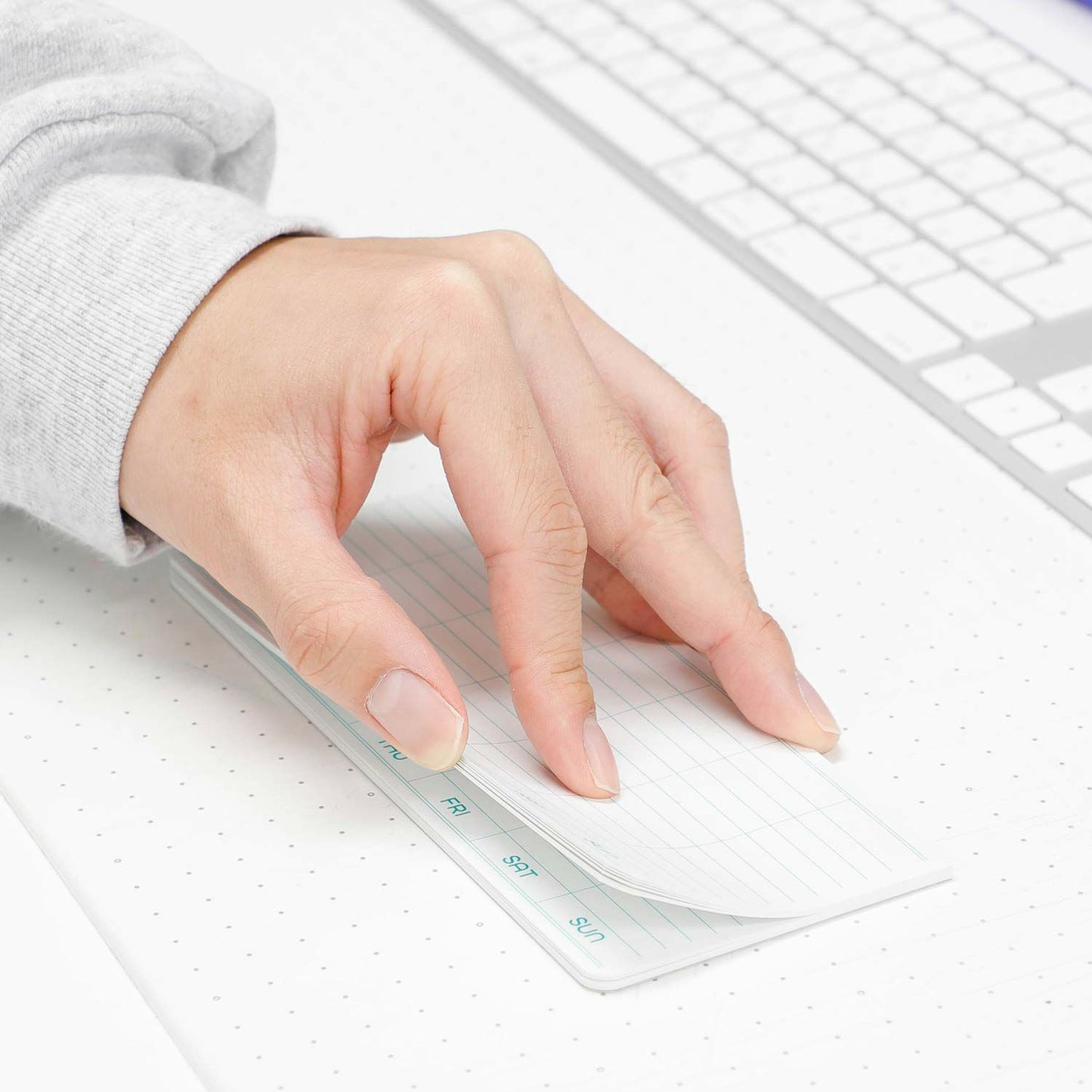 Weekly Planner, Yellow Horizontal, Penco Sticky Memo Pad