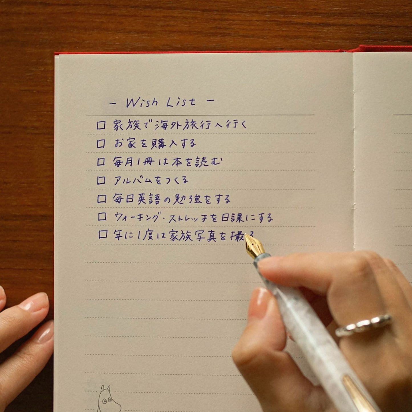 Moomin, Red, 3-Year Diary