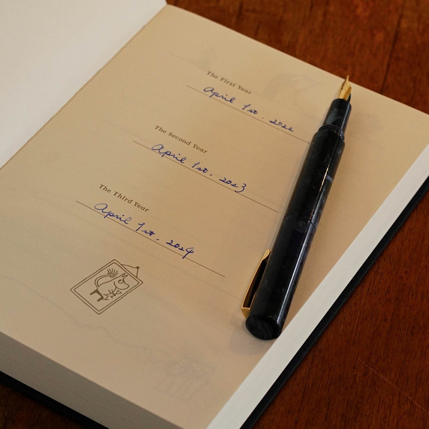 Moomin, Red, 3-Year Diary