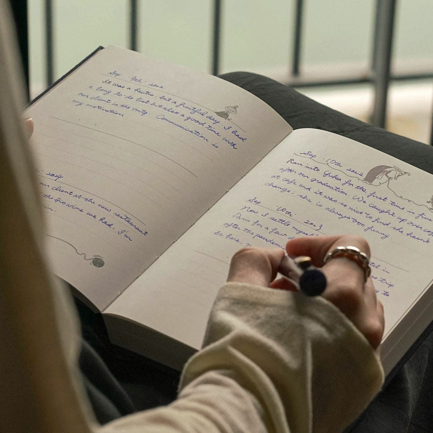 Moomin, Red, 3-Year Diary