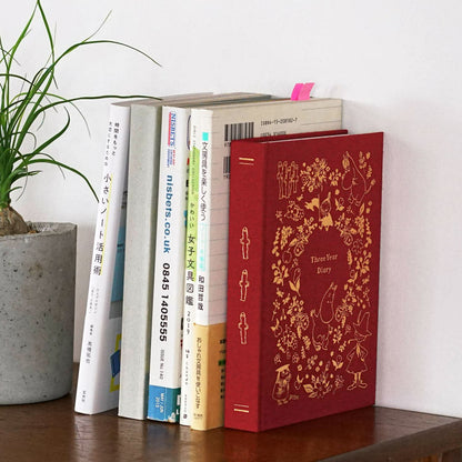 Moomin, Red, 3-Year Diary