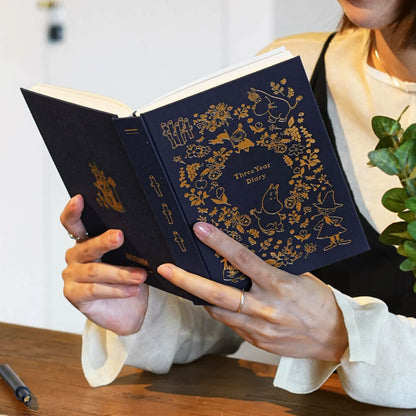 Moomin, Navy Blue, 3-Year Diary