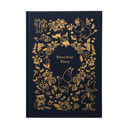 Moomin, Navy Blue, 3-Year Diary