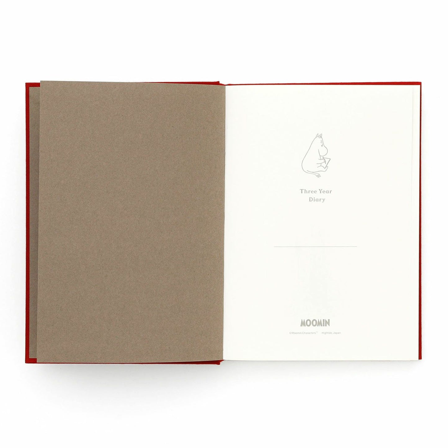 Moomin, Red, 3-Year Diary