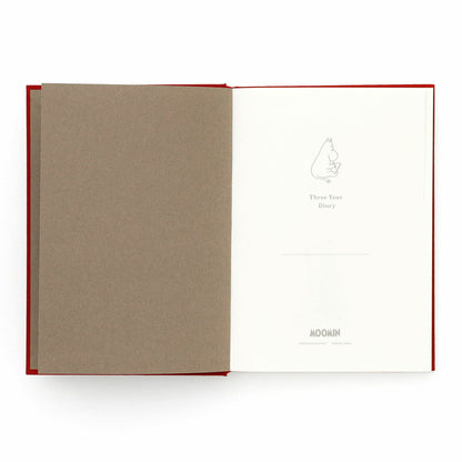 Moomin, Red, 3-Year Diary