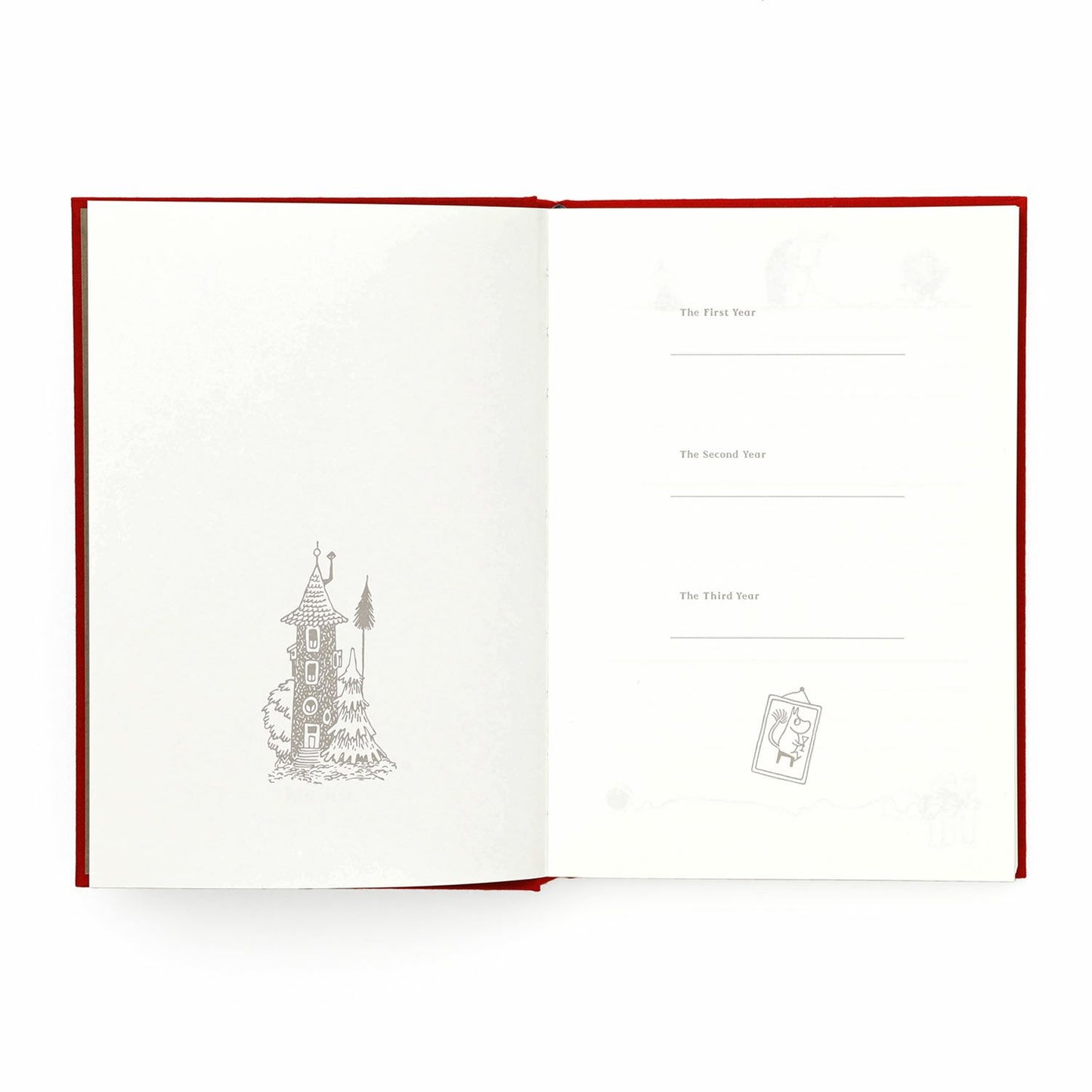 Moomin, Red, 3-Year Diary