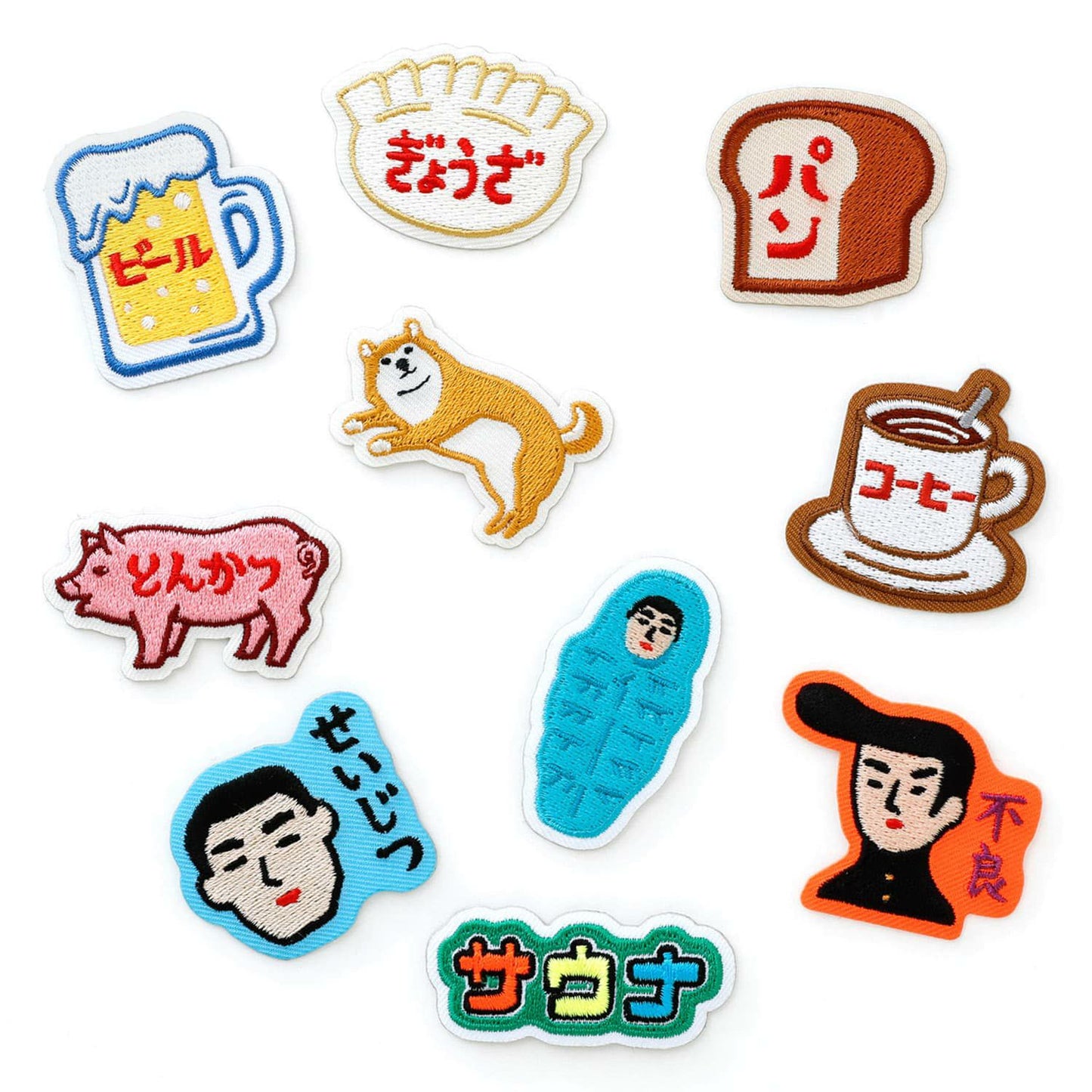 Beer, New Retro Embroidery Sticker