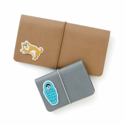 Shiba, New Retro Embroidery Sticker