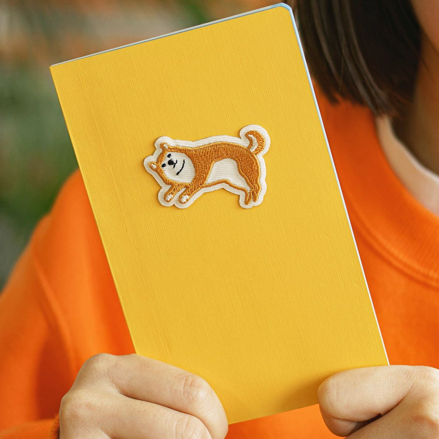 Shiba, New Retro Embroidery Sticker