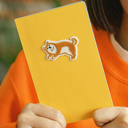 Shiba, New Retro Embroidery Sticker